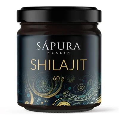 Abbildung von Shilajit Harz Original Resin *60g* Inklusive Löffel Fulvinsäure + Huminsäure 85 Mineralstoffe Laborbericht &amp; Qualitätszertifikat