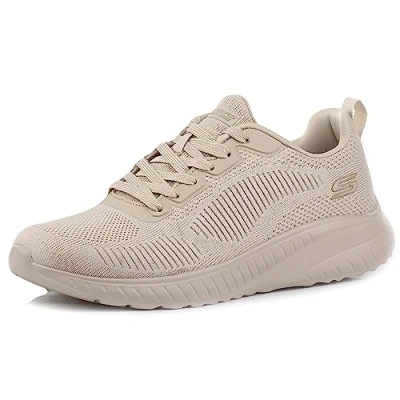 Abbildung von Skechers Sport BOBS Squad Chaos Sneaker low, Damen, Größe: 39.5, Nude Schuhe