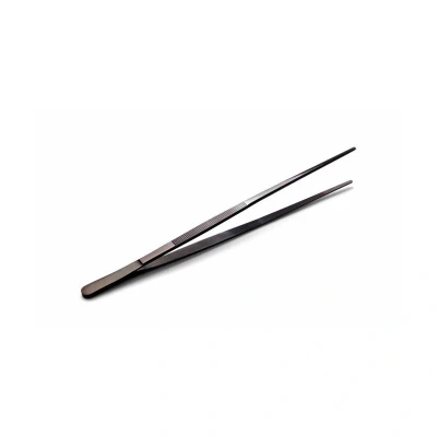 Abbildung von HENDI Pinzette 30 cm schwarz Edelstahl langlebig