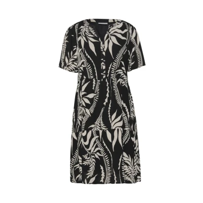 Abbildung von Street One Studio Damen Gemustertes Tunika Kleid