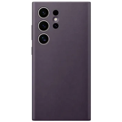 Abbildung von Samsung Leren Back Cover Lila Galaxy S24 Ultra