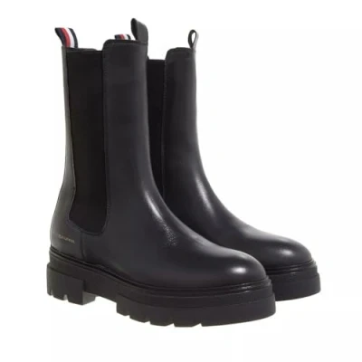 Abbildung von Tommy Hilfiger Monochromatic Ankle Boot, Damen, Größe: 36, Black Schuhe