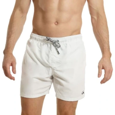 Abbildung von RIPT Herren Essentials Quick Dry UV 50 Sonnenschutz Badeshorts Badehose, Weiß, S