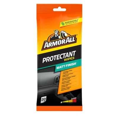 Abbildung von ARMOR ALL Kunststoffpflegetücher 20 Stk. Seidenmatt Dashboard Wipes Matt Finish, Gelb, 35020L, Standard