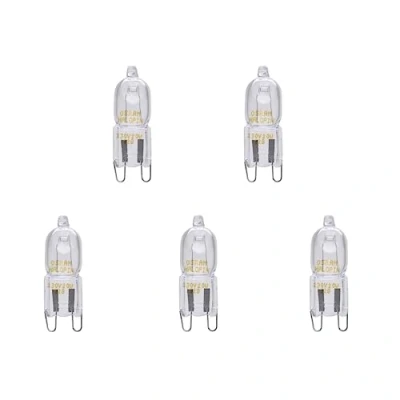 Abbildung von Osram 5er Pack Halopin 66720 20 Watt 230 Volt G9 Halogen dimmbar warmweiß 235 Lumen Halogenstift Halogenlampen Stiftsockellampe