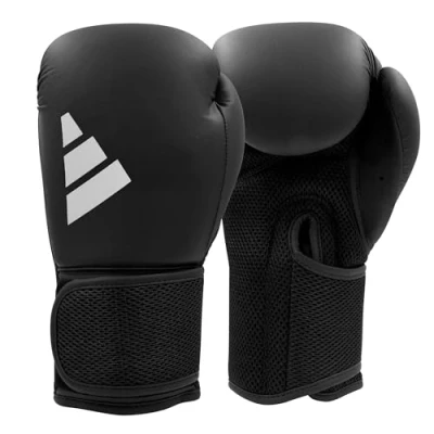 Abbildung von adidas Boxhandschuhe Hybrid 25 Einstiegsmodell Schwarz, 10 oz
