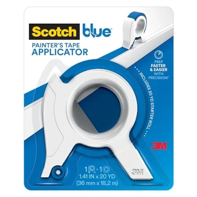 Abbildung von ScotchBlue TA3 SB Malerband Applikator, blau, mit 1 Starterrolle, 3,6 cm x 20 m