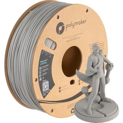 Abbildung von Polymaker PolyLite LW PLA 1.75mm 800g Grau