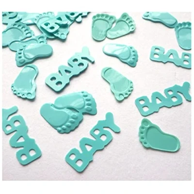 Abbildung von Tischdeko Streudeko Konfetti babyparty Babyfüsse (BABY BOY Füße, 200)