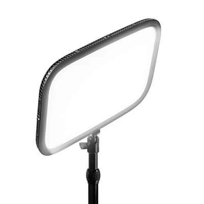 Abbildung von Elgato Key Light Professionelle Studiobeleuchtung in 2800 Lumen zum Streamen mit Tischklemme, Aufnahme und Videokonferenzen, Temperatur Helligkeit per App anpassbar auf Mac, PC, Android