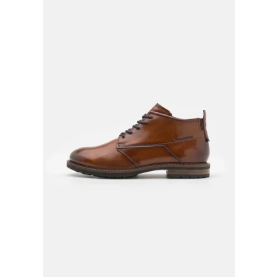 Abbildung von bugatti Schnürstiefelette, Herren, Größe: 44, Cognac Schuhe