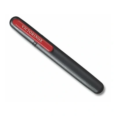 Abbildung von Victorinox Dual Messerschärfer Outdoor, für Schweizer Taschenmesser, Schleifstein klein, schwarz