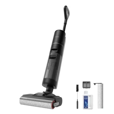 Abbildung von Dreame H12 Pro Ultra Nass und Trockensauger, Bürstenreinigung 60 C, 30 Min. Heißlufttrocknung, Selbstreinigung mit festem Schaber, 16 kPa Saugkraft, Doppel Kantenreinigung, intell. Erkenn. &amp; Anpass