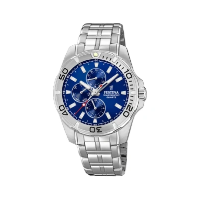 Abbildung von Festina Herren Multi Zifferblatt Quarz Uhr mit Edelstahl Armband F20445/2