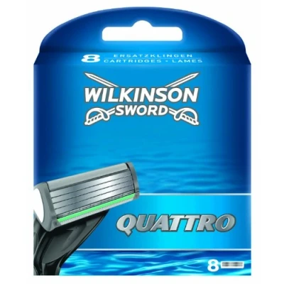 Abbildung von Wilkinson Sword Quattro Klingen, 8 Stück