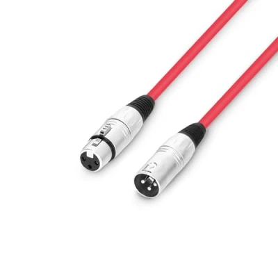 Abbildung von Adam Hall Cables 3 STAR MMF 0050 RED Mikrofonkabel XLR female auf male 0,5 m rot