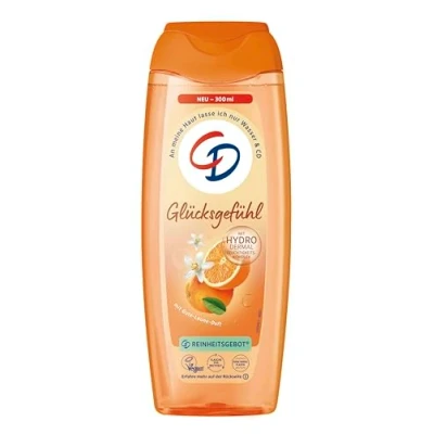 Abbildung von CD Dusche &#039;Glücksgefühl&#039; Belebendes Duschgel Mit Gute Laune Duft Hydro Dermal Komplex Für empfindliche Haut ohne Mikroplastik &amp; vegan 300ml