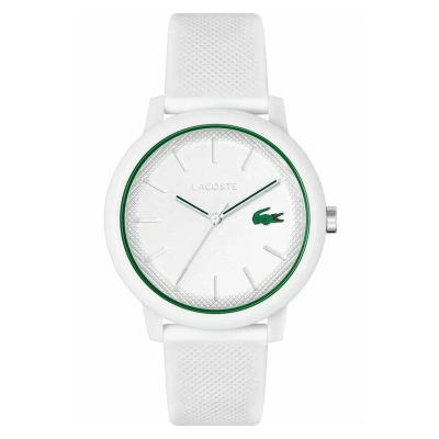Abbildung von Lacoste Uhr, Herren, Größe: One Size, Weiß
