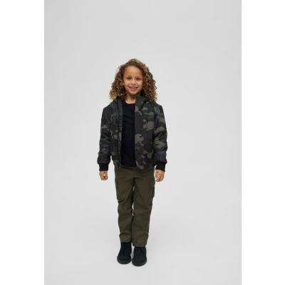 Abbildung von Brandit Übergangsjacke für Kinder, Größe: 146/152, Dark camouflage