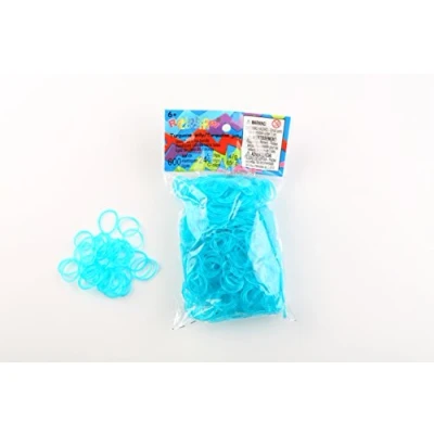 Abbildung von Haargummis Rainbow Loom Türkis Jelly