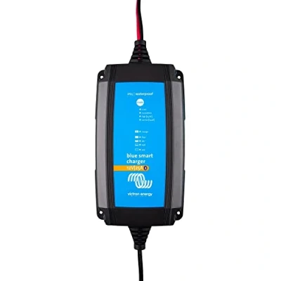 Abbildung von Victron Energy Blue Smart Batterie Ladegerät 12 Volt 25 Ampere 230V Autobatterie Batterieerhaltungsgerät und Desulfator IP65 Geschützt Bluetooth CEE 7/17