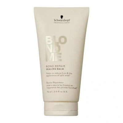 Abbildung von Schwarzkopf Professional BLONDME Bond Repair Sealing Balm Leave In Haarlotion Hitzeschutz Anti Frizz Versiegelt Gespaltene Spitzen Glättend Und Stärkend 75 ml