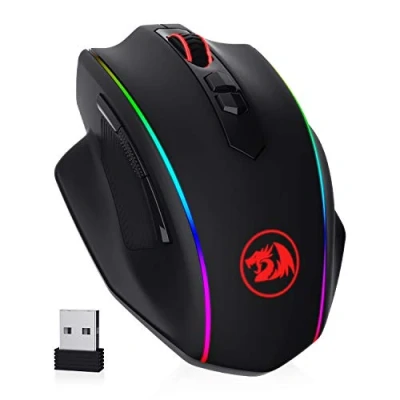 Abbildung von Redragon M686 Vampire Elite Kabellose Gaming Maus, 16000 DPI Kabelgebunde/Kabellose Gamer Maus mit Professionellem Sensor, 45 Stunden Dauerleistung, Anpassbarem Makro und RGB Hintergrundbeleuchtung