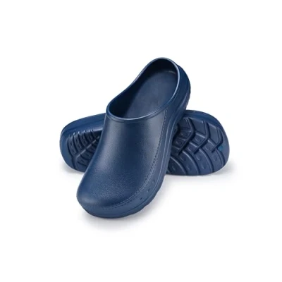 Abbildung von ESTRO Gartenschuhe Damen Clogs Geschlossen Gartenclogs Herren Unisex Gummischuhe Leicht Garten CC01 (45, Dunkelblau)
