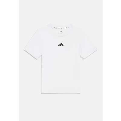 Abbildung von adidas Performance Training Essential Junior Unisex Tshirt print für Kinder, Größe: 116, White/black