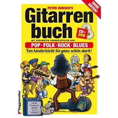 Abbildung von Voggenreiter Gitarrenbuch von Peter Bursch + CD