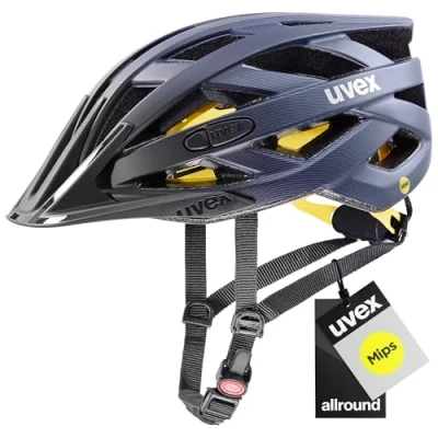 Abbildung von uvex i vo cc MIPS leichter Allround Helm für Damen und Herren Sysytem erweiterbar mit LED Licht midnight silver matt 56 60 cm
