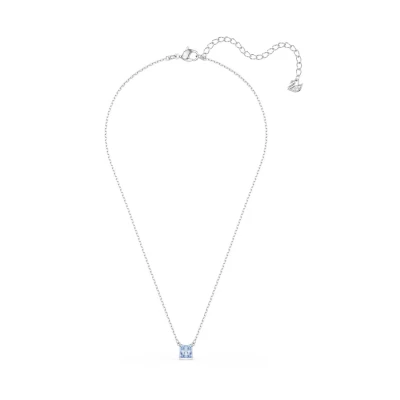 Abbildung von Swarovski Matrix Square CUT Halskette, Damen, Größe: One Size, Blue