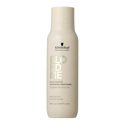 Abbildung von Schwarzkopf Professional BLONDME Bond Repair Nourishing Conditioner Spülung Mit Leichter Formel Mandelöl Weißer Tee Tiefenwirksam Pflegende Haarspüllung Hydratisierend Und Entwirrend 250 ml