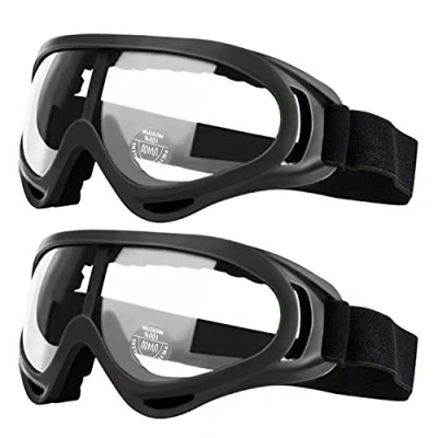 Abbildung von YAMI 2er Pack Schutzbrille für Kinder Erwachsene Schutzbrillen Arbeit mit Windbeständigkeit und UV400 Schutz Perfekt Labor, Radfahren, Skifahren, Bergsteigen