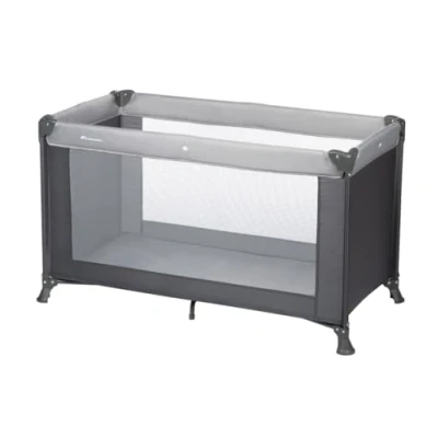 Abbildung von BEBE CONFORT Soft Dreams Baby Reisebett 0 3 Jahre (0 15 kg) Leichtes Holzfaser &amp; Schaumstoff Matratze (60 x 120 cm) Tragetasche Kompakter Regenschirm Faltung Full Gray