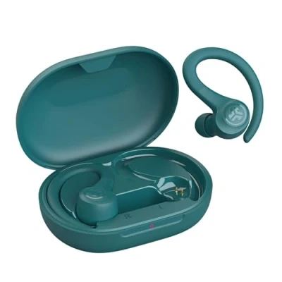 Abbildung von JLab Go Air Sport, In Ear Kopfhörer kabellos, Bluetooth Sport Sportkopfhörer, 32+ Stunden, USB Ladecase, 3 EQ Sound True Wireless kabellose für Gym, Joggen, Blaugrün