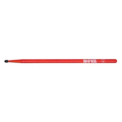 Abbildung von Vic Firth vf n7anr Nova 7 A Nylon Tip Drum Sticks Rot