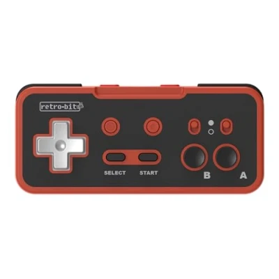 Abbildung von Retro Bit Origin8 2.4 GHz Wireless Controller For Nintendo Switch &amp; NES USB receivers included Red Black