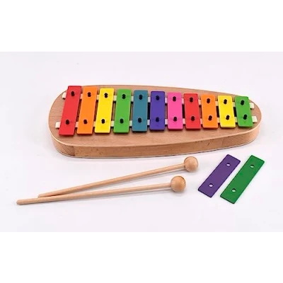 Abbildung von Voggenreiter Voggy’s großes Glockenspiel Tonumfang: C3 F4 Zusatztöne F# und B die ideale Wahl für musikalische Früherziehung! Jede Klangplatte ist gestimmt!