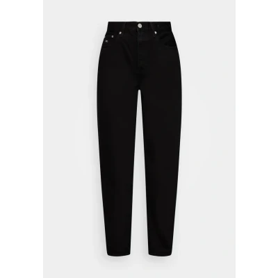 Abbildung von Tommy Jeans MOM Ultra HIGH RISE JEAN Tapered Relaxed Fit, Damen, Größe: 32x32, Denim black