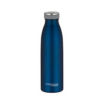 Abbildung von TC BOTTLE 0,50l, saphire blue, Thermosflasche aus Edelstahl, 12 h heiß / 24 kalt, absolut dicht für Schule, Büro, by THERMOS, direkt Edelstahl trinken, Wasserflasche kohlensäurefest