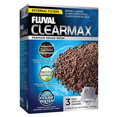 Abbildung von Fluval Clearmax Phosphatentferner, Premium Harz zur Entfernung von Phosphat, Nitrit und Nitrat, 3 x 100g