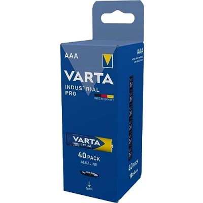 Abbildung von VARTA Batterien AAA, 40 Stück, Industrial Pro, Alkaline Batterie, 1,5V, Vorratspack, Made in Germany Tray Vorratspack