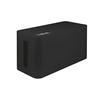 Abbildung von LogiLink KAB0060 Kabelbox klein (235 x 115 120 mm), schwarz