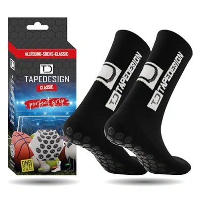Abbildung von Tapedesign Unisex Allround Classic Socken, Schwarz, Einheitsgröße EU