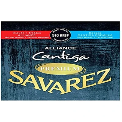 Abbildung von Saiten Konzertgitarre Alliance Cantiga Premium Strings Gemischte Spannung normal/stark Bespielbarkeit
