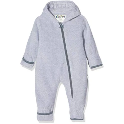 Abbildung von Playshoes Fleece Overall Unisex Kinder Jumpsuit, grau/melange, 62