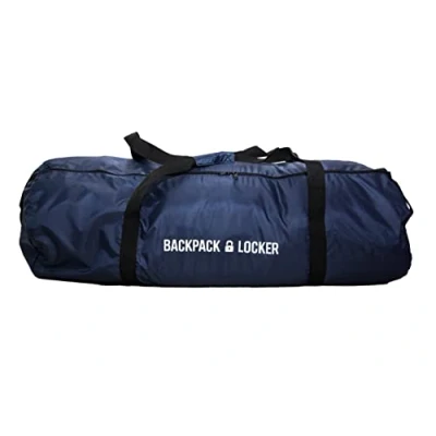 Abbildung von Backpack Locker Rucksacküberzug für Flugzeug Große Schultertasche Hängeschloss gratis! (Blau, 75 135 Liter)