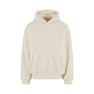 Abbildung von Urban Classics Teddy Kapuzenpullover, Herren, Größe: 5XL, Whitesand