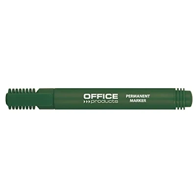 Abbildung von OFFICE PRODUCTS 17071211 02 Permanentmarker Basic / Rundspitze 1 3 mm Strichbreite Grün Stück Permanent Marker/ Beschriftung von Karton Gummi Metall Glas/ Wasserfest
